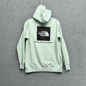 The North Face Womens Hoodie Size M Green Never Stop Exploring